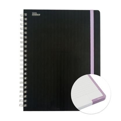 Libreta Profesional Midnight, 100h, Rayado Cornell