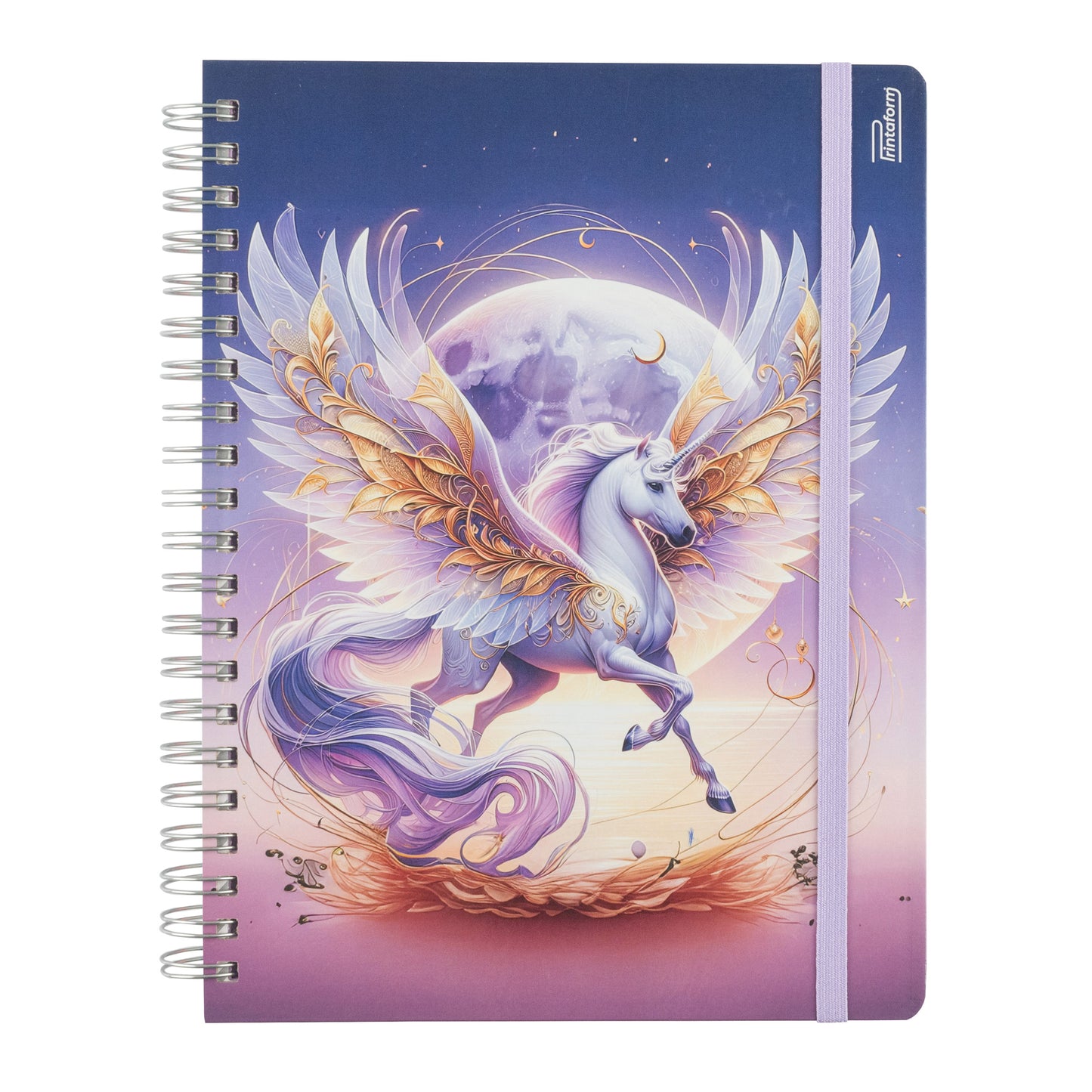 Libreta Profesional Universitaria Unicornios, 200h