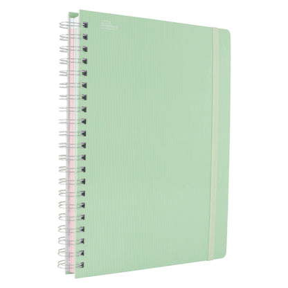 Libreta Universitaria Arcoiris Pastel, Profesional pasta dura, 200 hojas