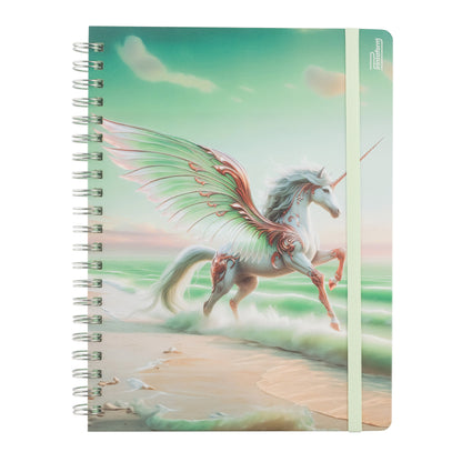Libreta Profesional Universitaria Unicornios, 200h