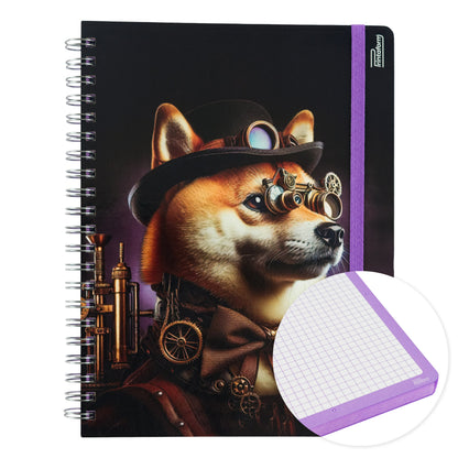 Libreta Profesional Mascotas, pasta dura, 100h