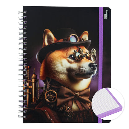 Libreta Profesional Mascotas, pasta dura, 100h