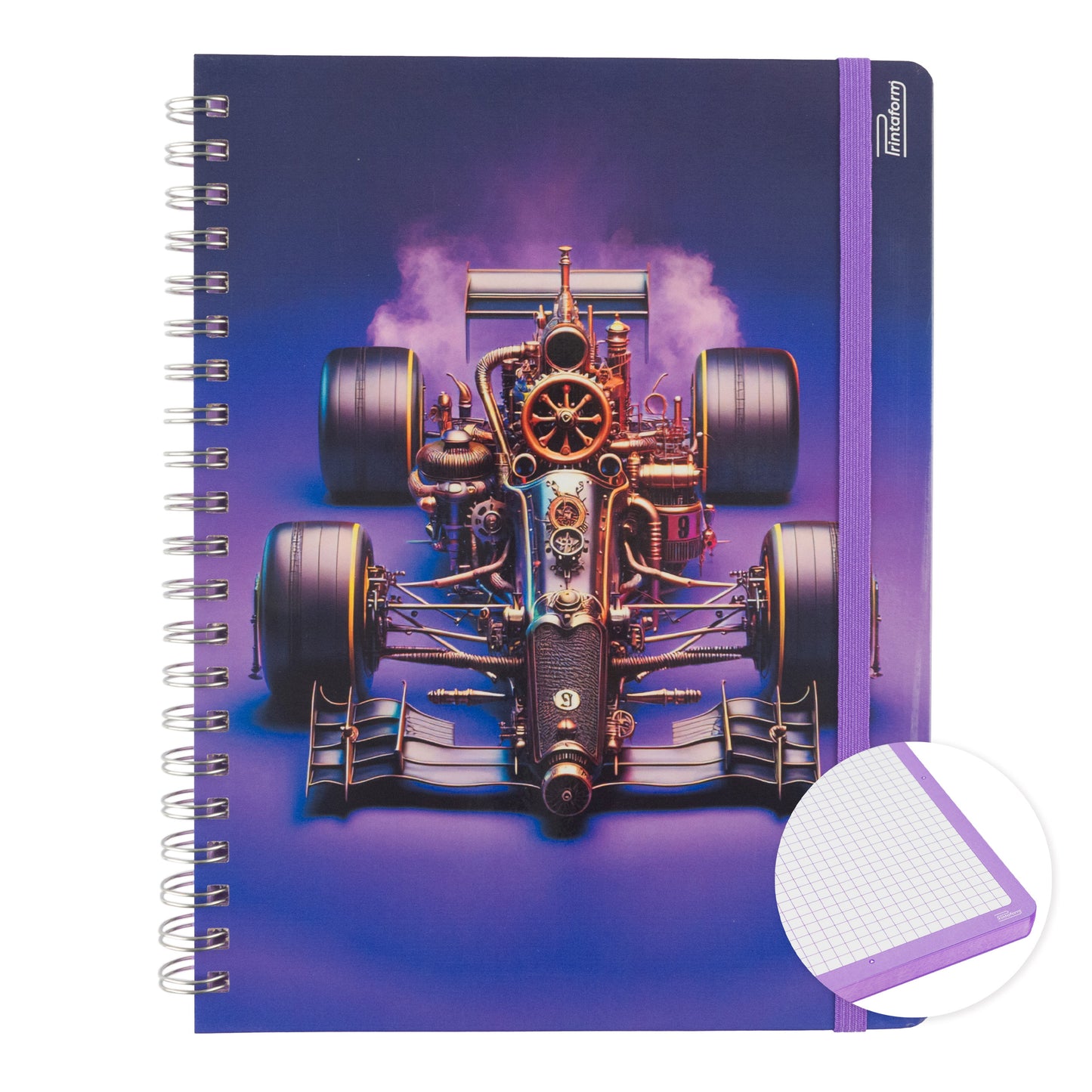 Libreta Profesional Autos, pasta dura, 100h
