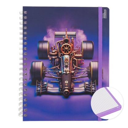 Libreta Profesional Autos, pasta dura, 100h