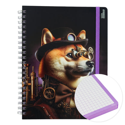 Libreta Profesional Mascotas, pasta dura, 100h