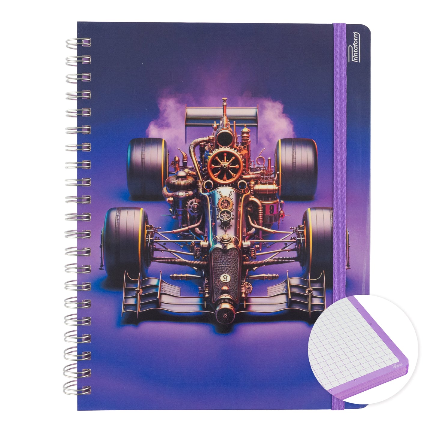 Libreta Profesional Autos, pasta dura, 100h
