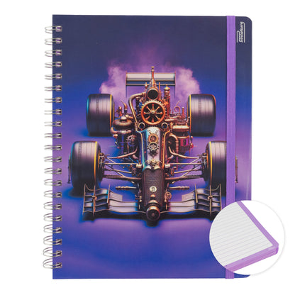 Libreta Profesional Autos, pasta dura, 100h