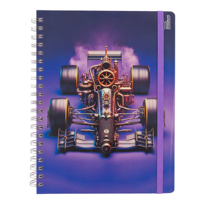 Libreta Profesional Autos, pasta dura, 100h