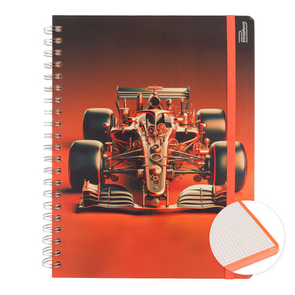 Libreta Profesional Autos, pasta dura, 100h