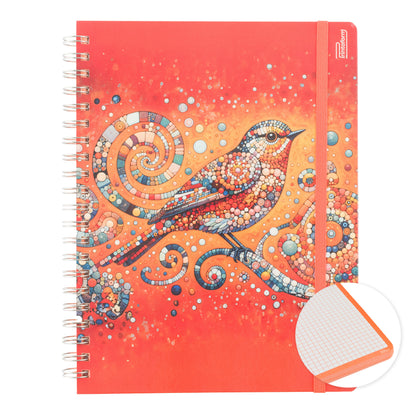 Libreta Profesional Aves, Pasta Dura, 100h