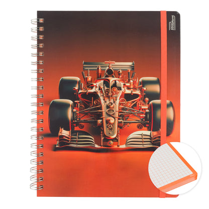 Libreta Profesional Autos, pasta dura, 100h