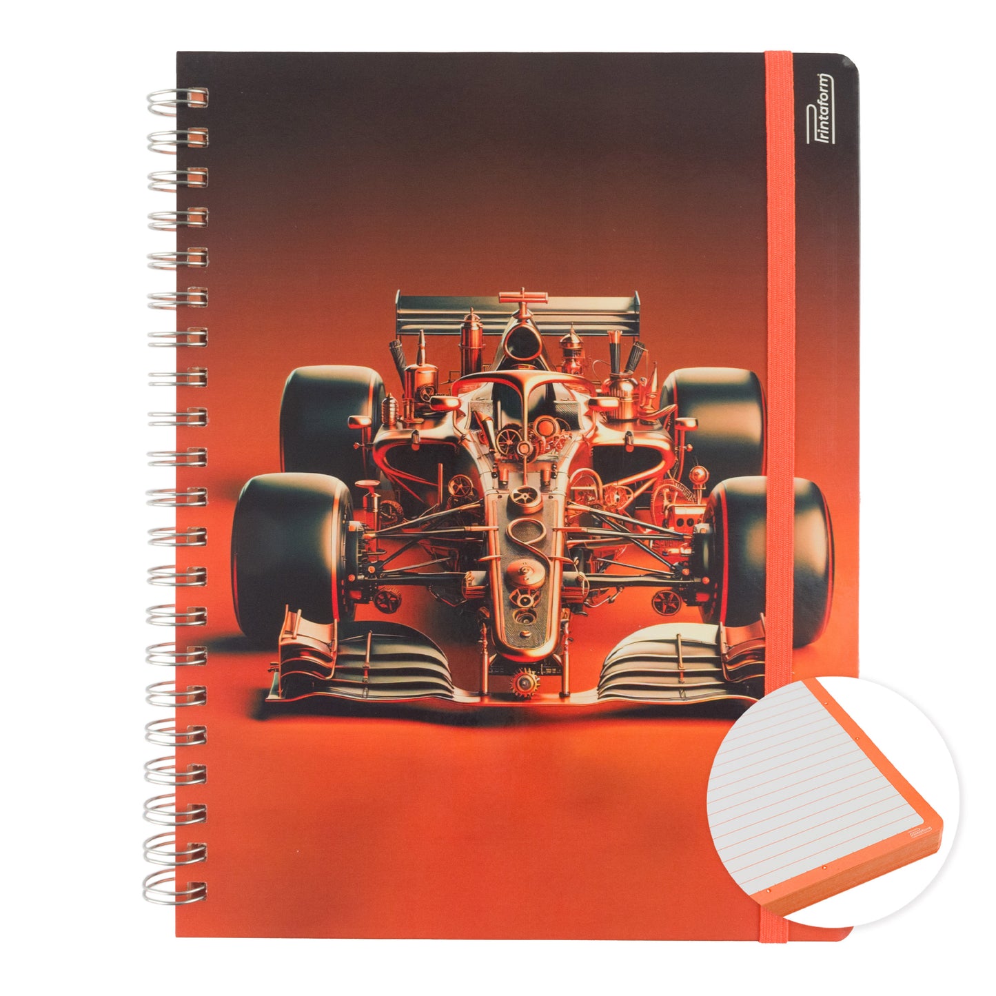 Libreta Profesional Autos, pasta dura, 100h