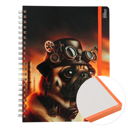 Libreta Profesional Mascotas, pasta dura, 100h