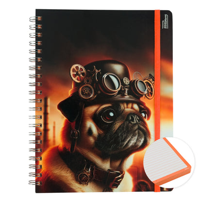 Libreta Profesional Mascotas, pasta dura, 100h