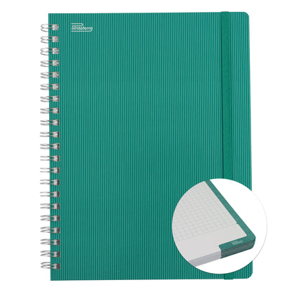 Libreta Profesional Arcoíris Mediterránea pasta dura, 100h, Rayado Cornell