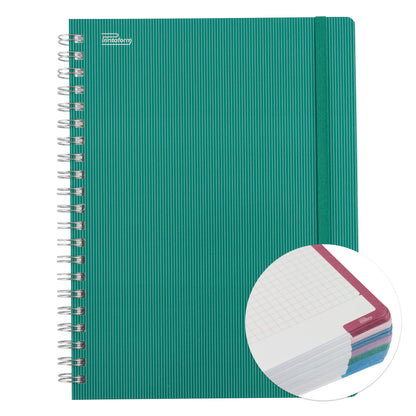 Libreta Profesional Universitaria Arcoíris Mediterránea, 200h Rayado Cornell