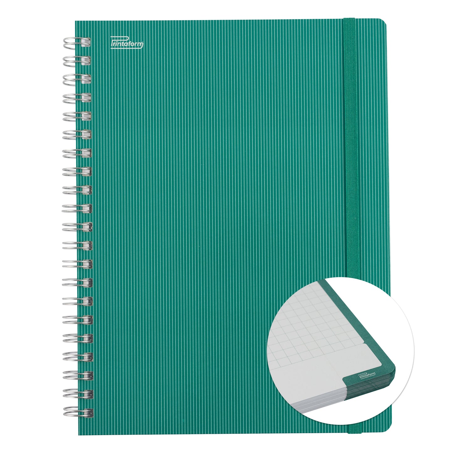 Libreta Profesional Arcoíris Mediterránea pasta dura, 100h, Rayado Cornell