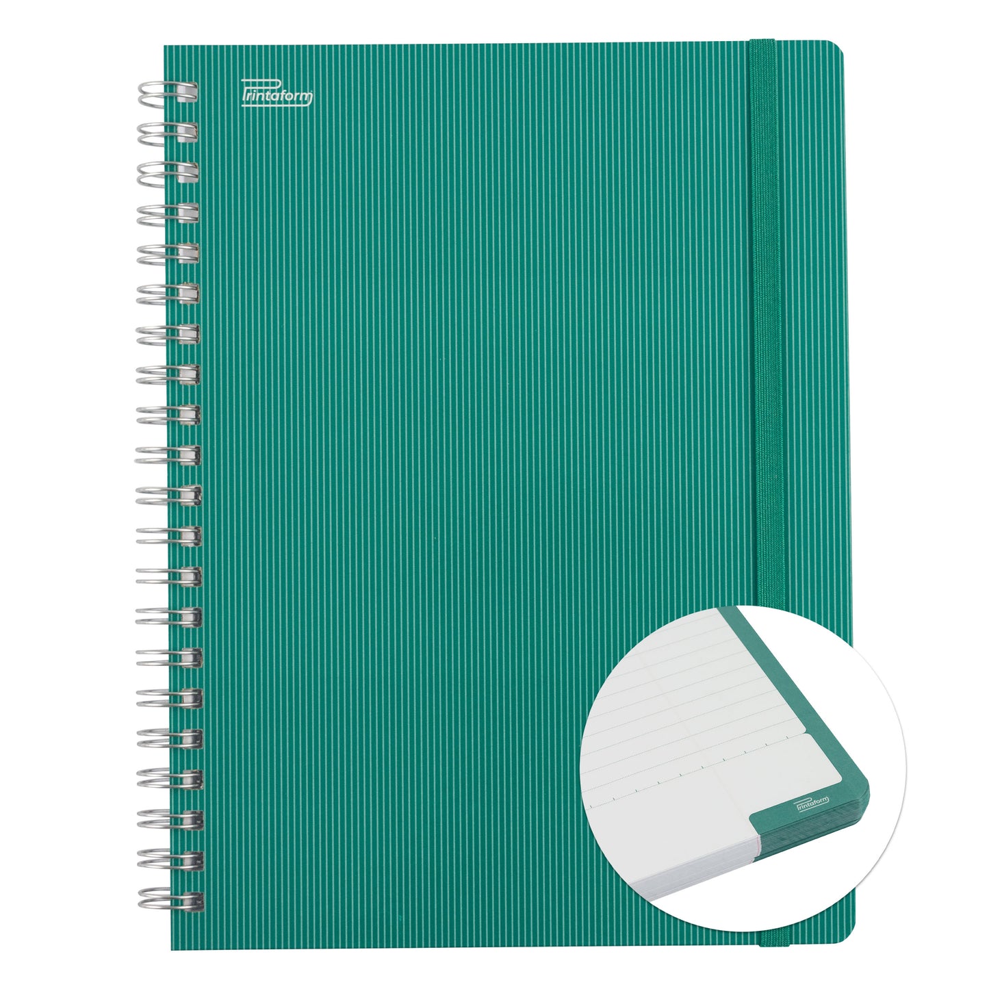 Libreta Profesional Arcoíris Mediterránea pasta dura, 100h, Rayado Cornell