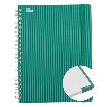 Libreta Profesional Arcoíris Mediterránea pasta dura, 100h, Rayado Cornell