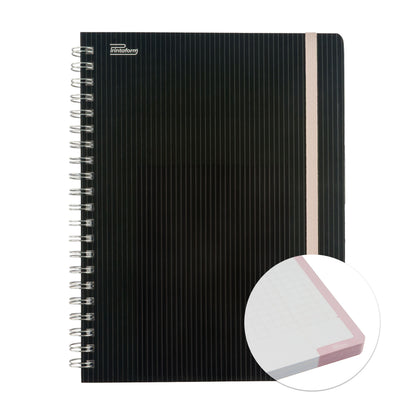 Libreta Profesional Midnight, 100h, Rayado Cornell