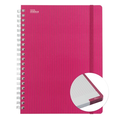 Libreta Profesional Arcoíris Mediterránea pasta dura, 100h, Rayado Cornell
