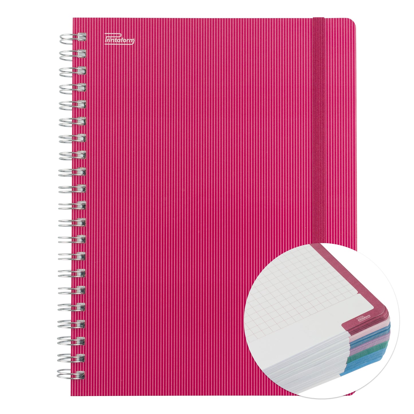Libreta Profesional Universitaria Arcoíris Mediterránea, 200h Rayado Cornell