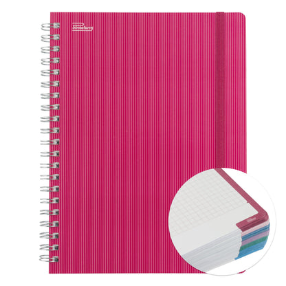 Libreta Profesional Universitaria Arcoíris Mediterránea, 200h Rayado Cornell