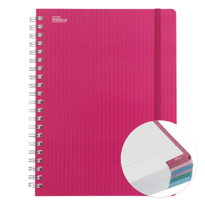 Libreta Profesional Universitaria Arcoíris Mediterránea, 200h Rayado Cornell