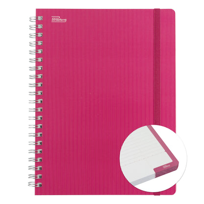 Libreta Profesional Arcoíris Mediterránea pasta dura, 100h, Rayado Cornell