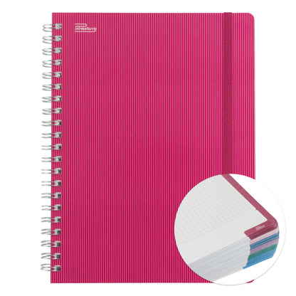 Libreta Profesional Universitaria Arcoíris Mediterránea, 200h Rayado Cornell