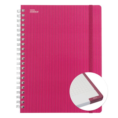 Libreta Profesional Arcoíris Mediterránea pasta dura, 100h, Rayado Cornell