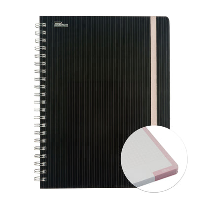 Libreta Profesional Midnight, 100h, Rayado Cornell