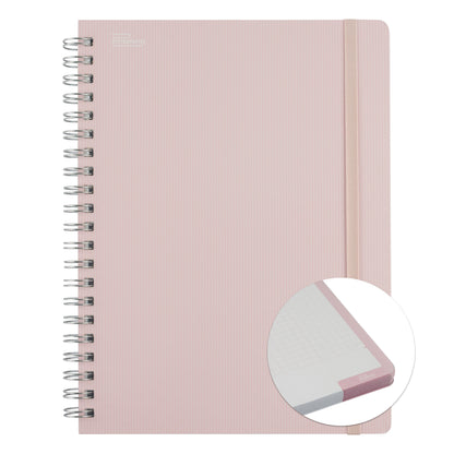 Libreta Profesional Arcoíris Mediterránea pasta dura, 100h, Rayado Cornell