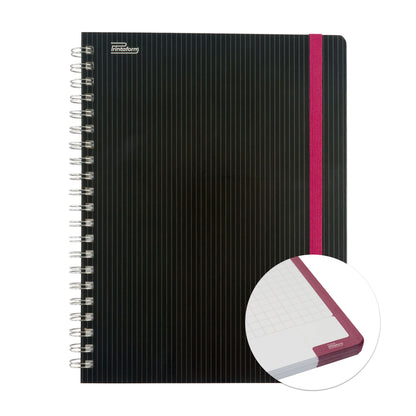 Libreta Profesional Midnight, 100h, Rayado Cornell