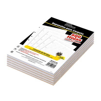 Repuestos para Carpeta Bullet 500 hojas