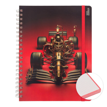 Libreta Profesional Autos, pasta dura, 100h