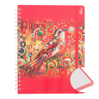 Libreta Profesional Aves, Pasta Dura, 100h