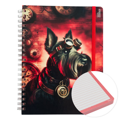Libreta Profesional Mascotas, pasta dura, 100h