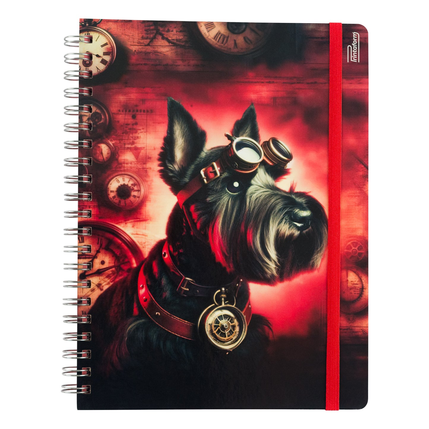 Libreta Profesional Mascotas, pasta dura, 100h