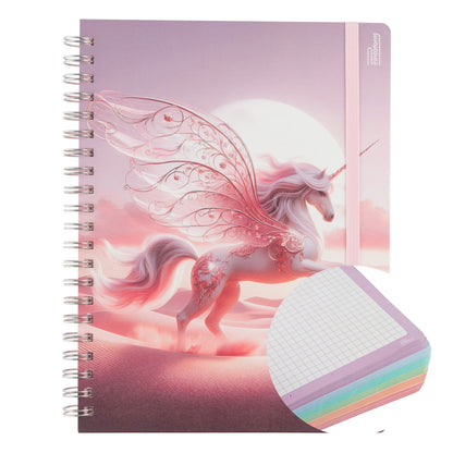 Libreta Profesional Universitaria Unicornios, 200h