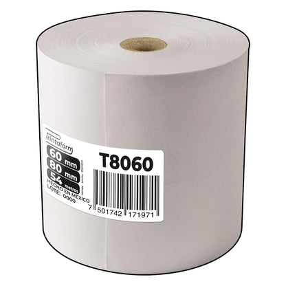 Rollo Térmico T8060, 80mm x 60mm, 54m