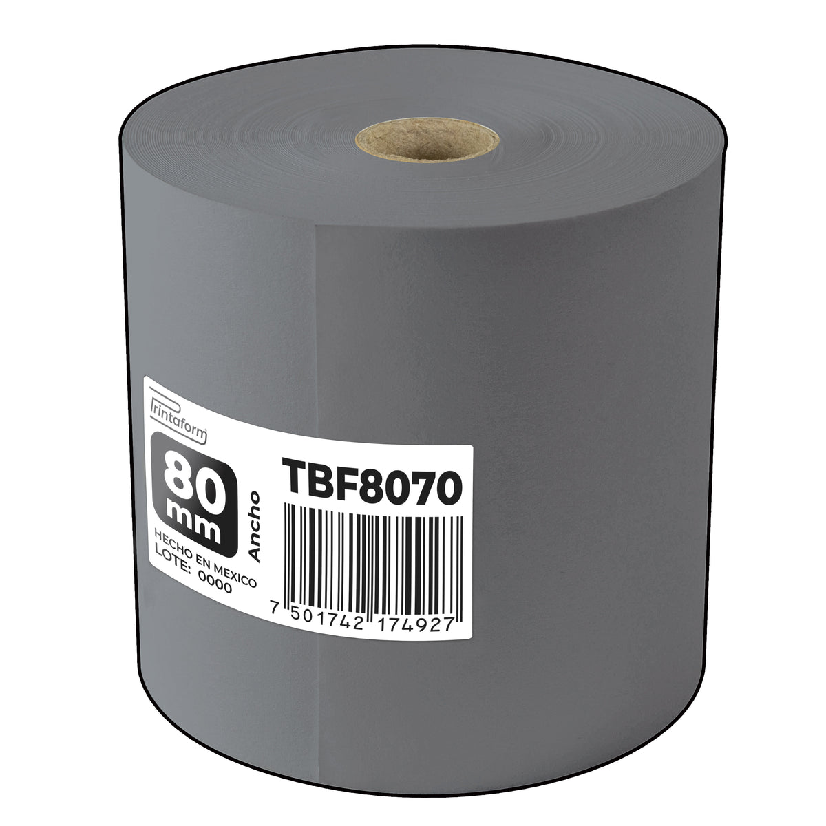 Rollo Térmico Ecológico Papel Blue4Est 79mm x 76m, TBF8070