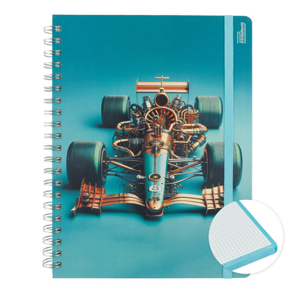 Libreta Profesional Autos, pasta dura, 100h