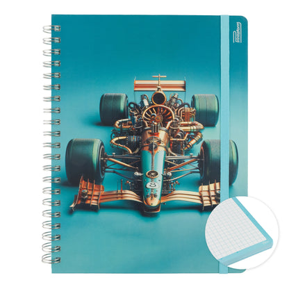 Libreta Profesional Autos, pasta dura, 100h