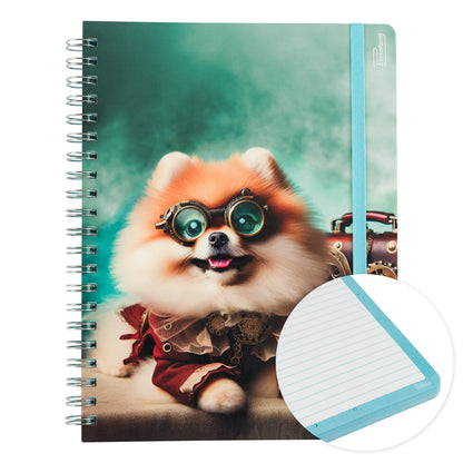 Libreta Profesional Mascotas, pasta dura, 100h
