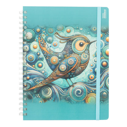 Libreta Profesional Aves, Pasta Dura, 100h