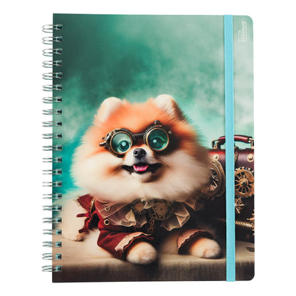 Libreta Profesional Mascotas, pasta dura, 100h