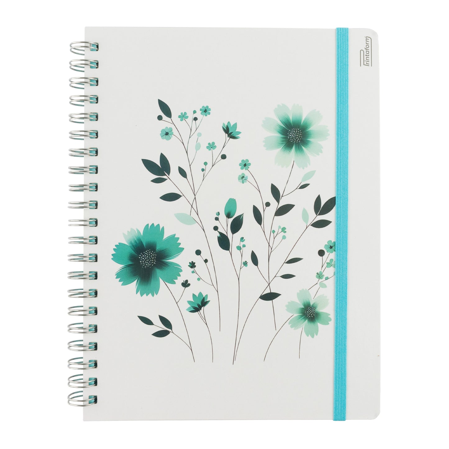 Libreta Floral Profesional pasta dura,100 hojas