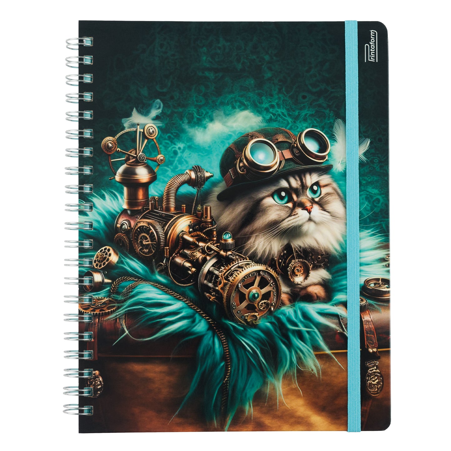 Libreta Profesional Felinos, pasta dura, 100h