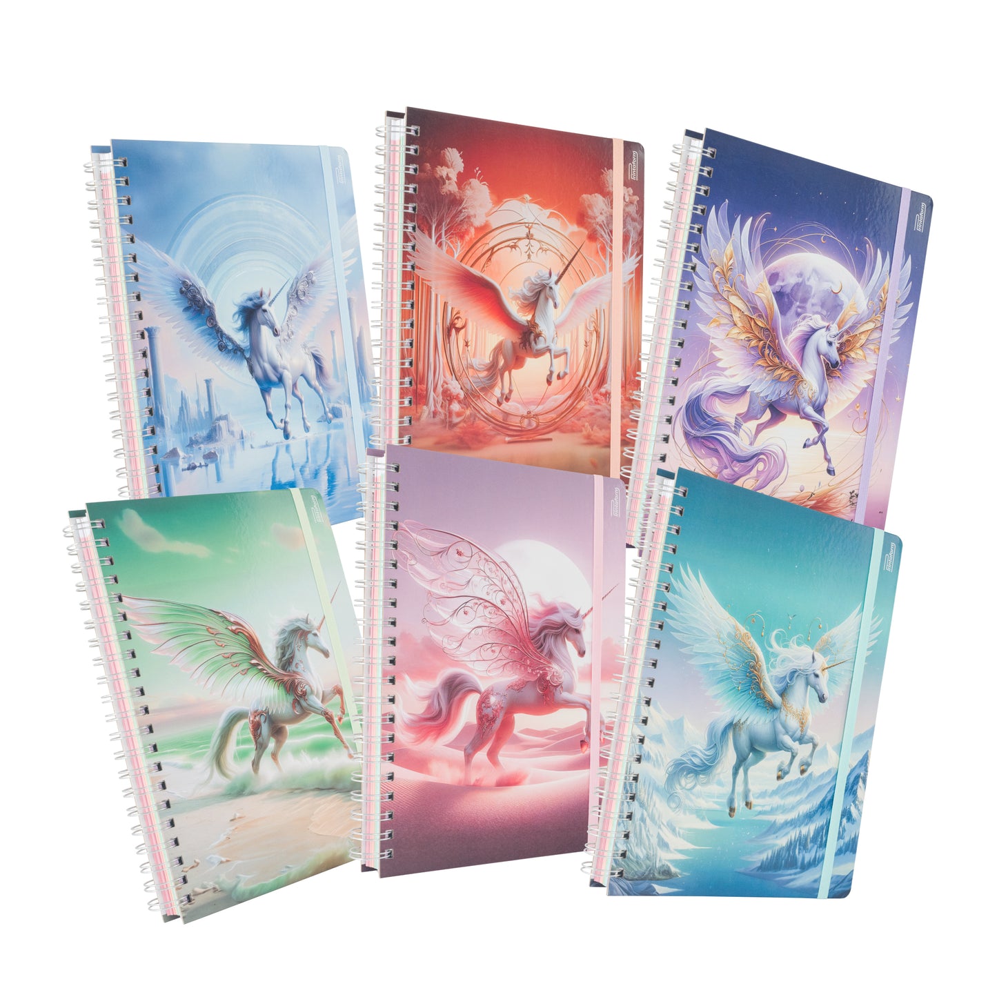 Libreta Profesional Universitaria Unicornios, 200h